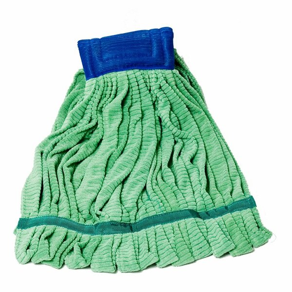 Monarch Brands Microfiber Tube Mop - 11oz , Green, 12PK M600011G-CS